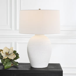 Reyna Chalk White Table Lamp