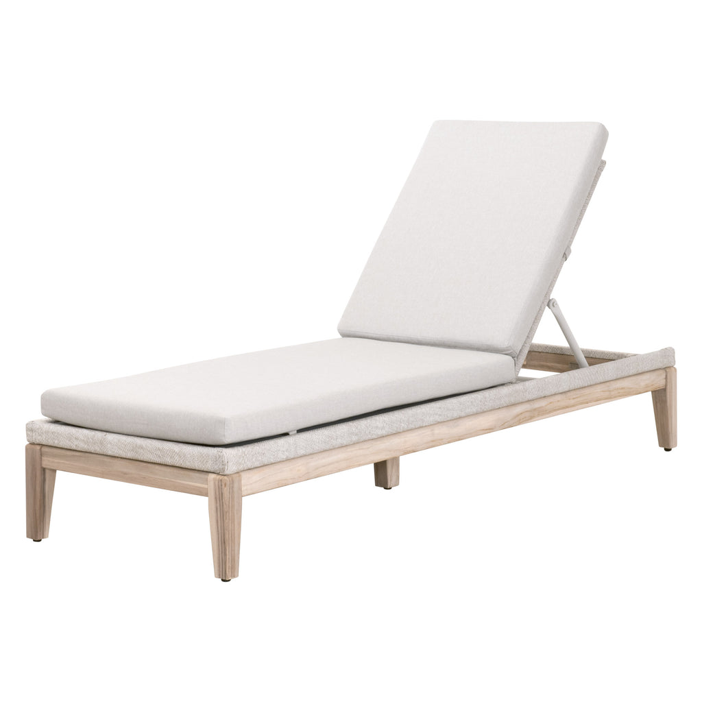 Loom Outdoor Chaise Lounge, Grey