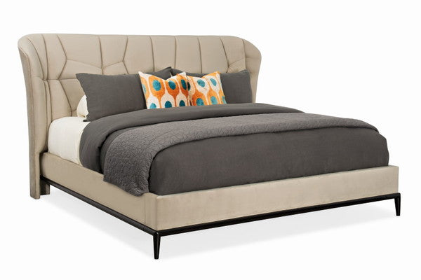 Vector Upholstered Bed - Queen