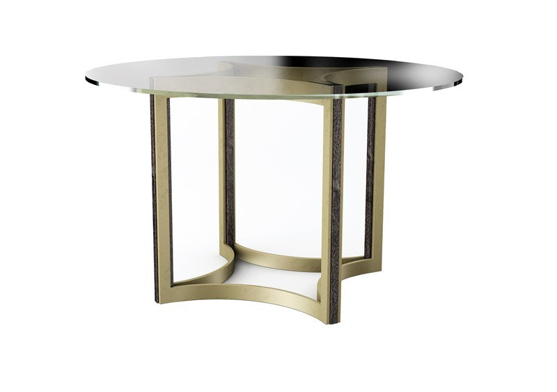 Remix Glass Top Table 48"