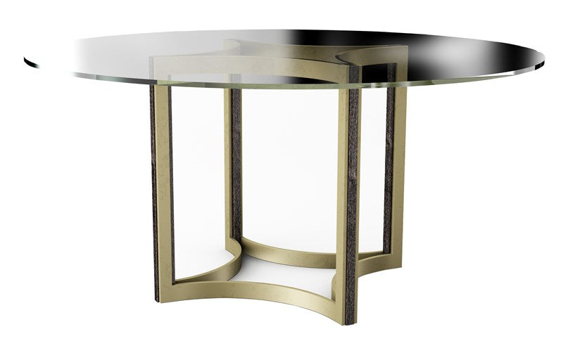 Remix Glass Top Table 60"