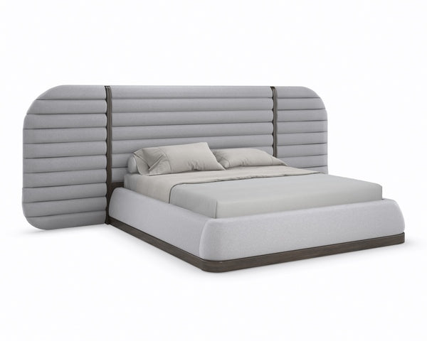 La Moda Upholstered Panel Bed - Queen