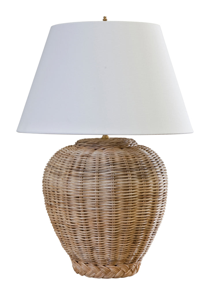 Wicker Jar Lamp Base