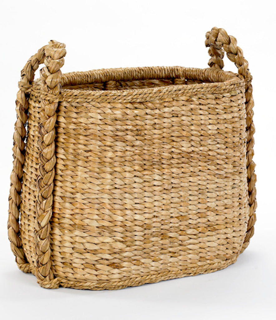 Oval Fireside Rush Basket