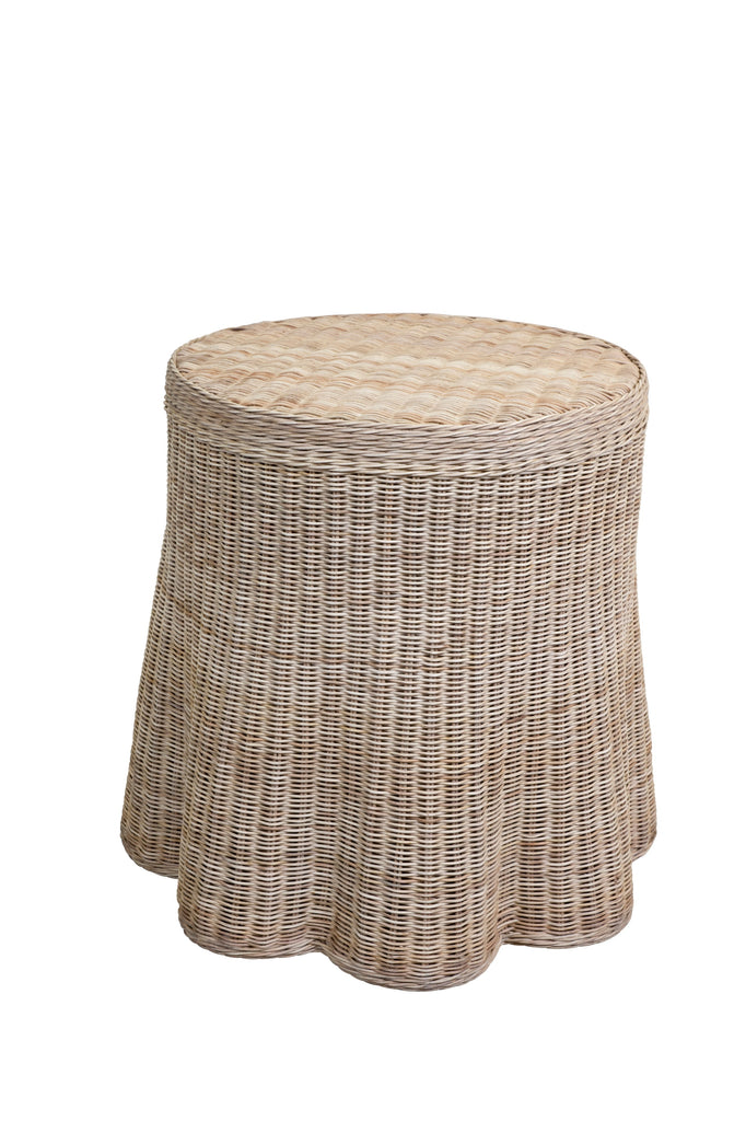 Scallop Round Side Table