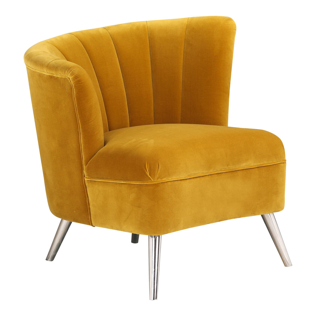 Layan Accent Chair Left, Yellow