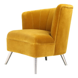 Layan Accent Chair Left, Yellow