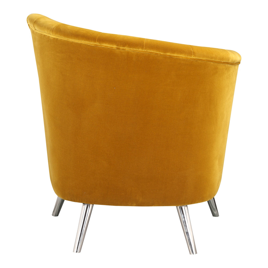 Layan Accent Chair Left, Yellow