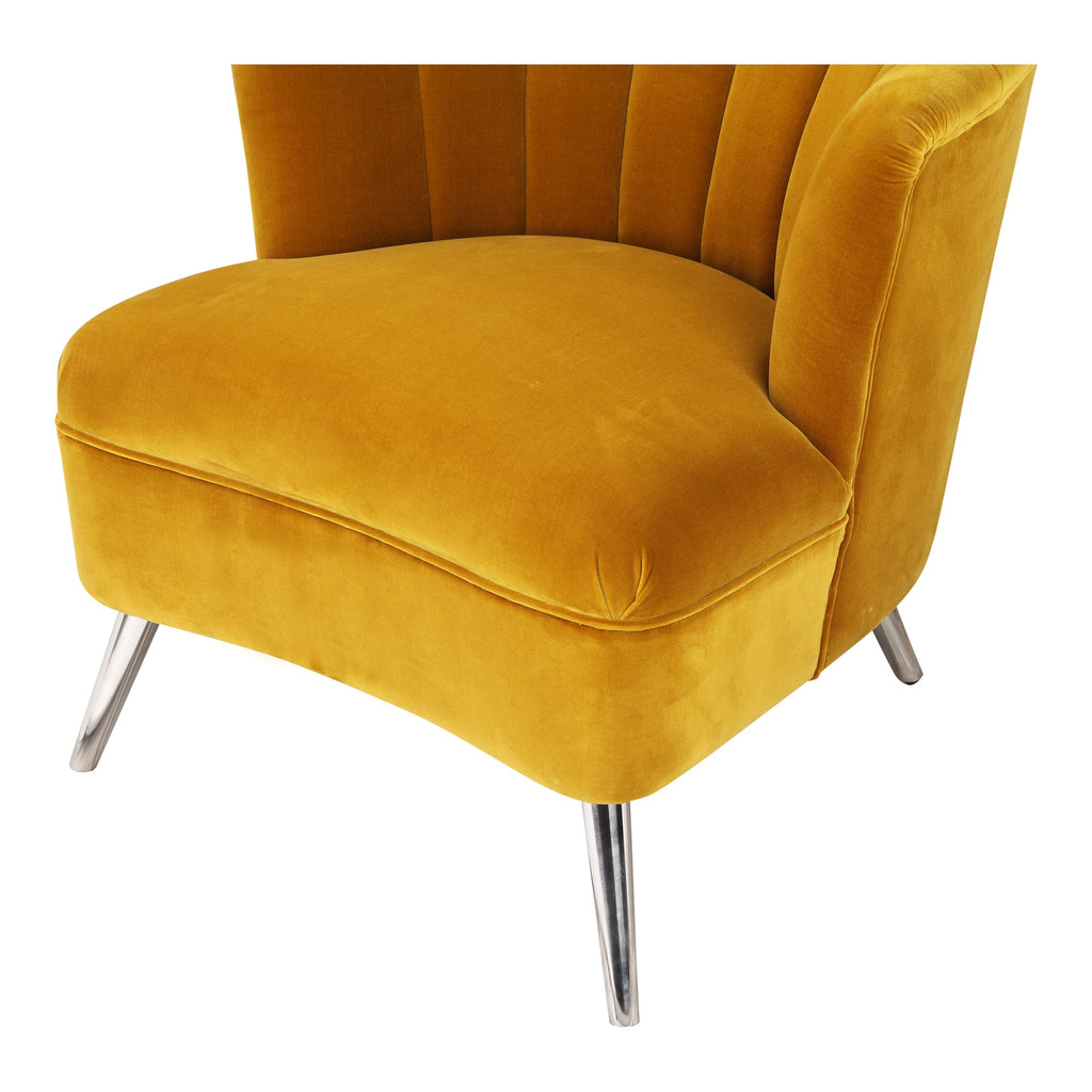 Layan Accent Chair Left, Yellow