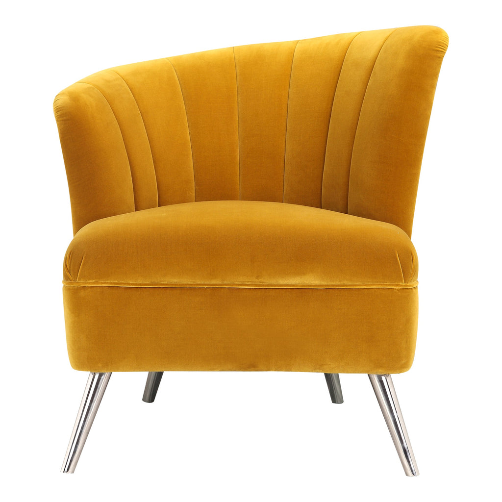 Layan Accent Chair Left, Yellow