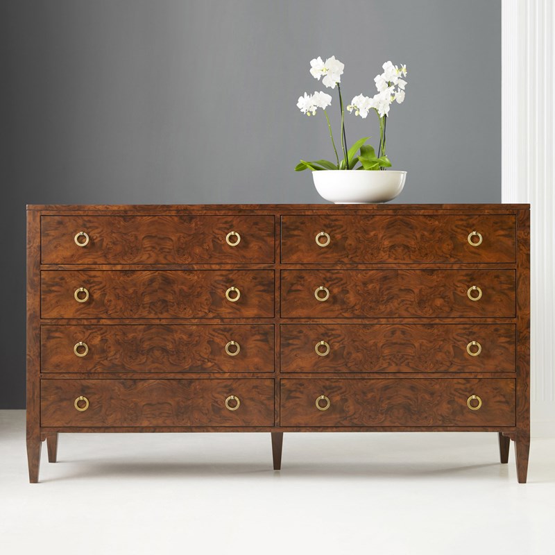 Walnut Burl Dresser