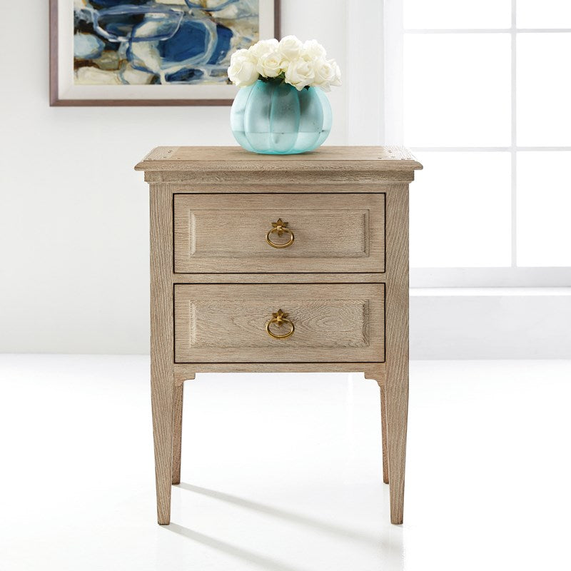 Weathered Oak Bedside 24"