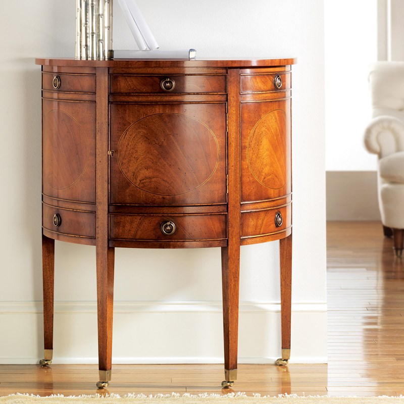 Georgian Half Round Cabinet