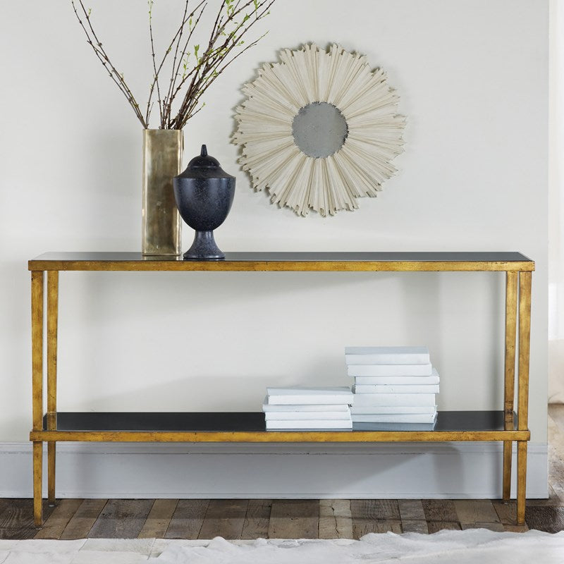 Wrought and Gilded Console