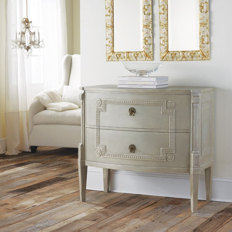 Bowfront Gustavian Commode