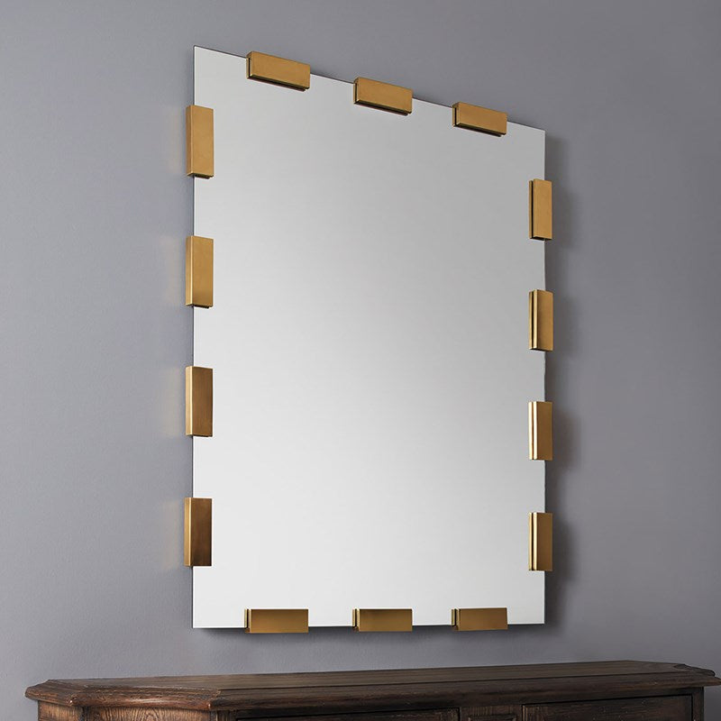 Rectangular Aplique Mirror