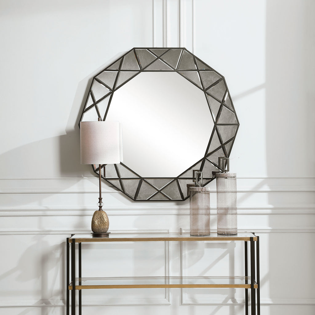 Manarola Decagon Shaped Mirror