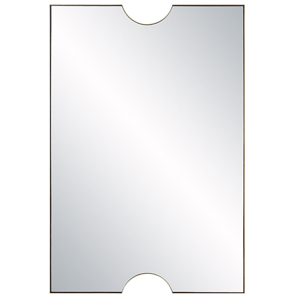 Ticket Gold Vanity Mirror