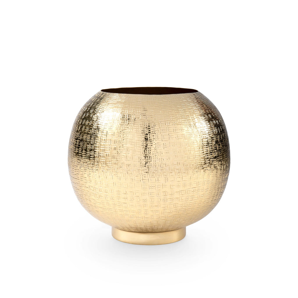 Mali Large Cache Pot - Brass