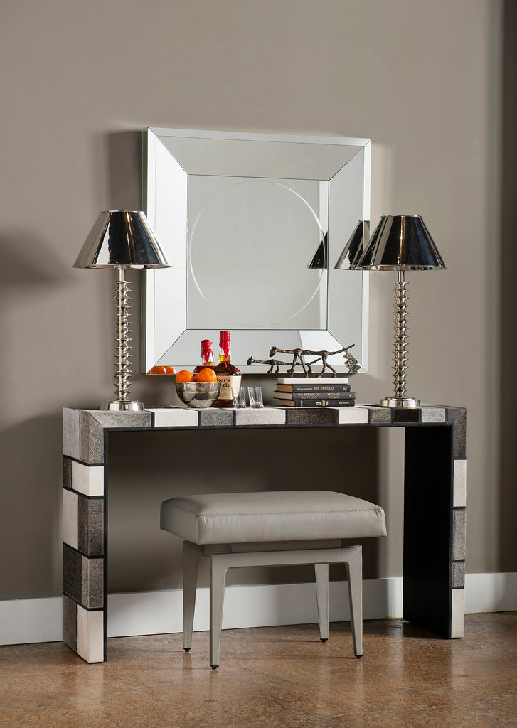 Mondrian Console - Grays