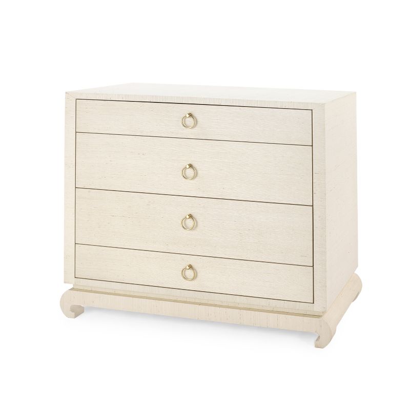 Ming Large 4-Drawer - Canvas Cream