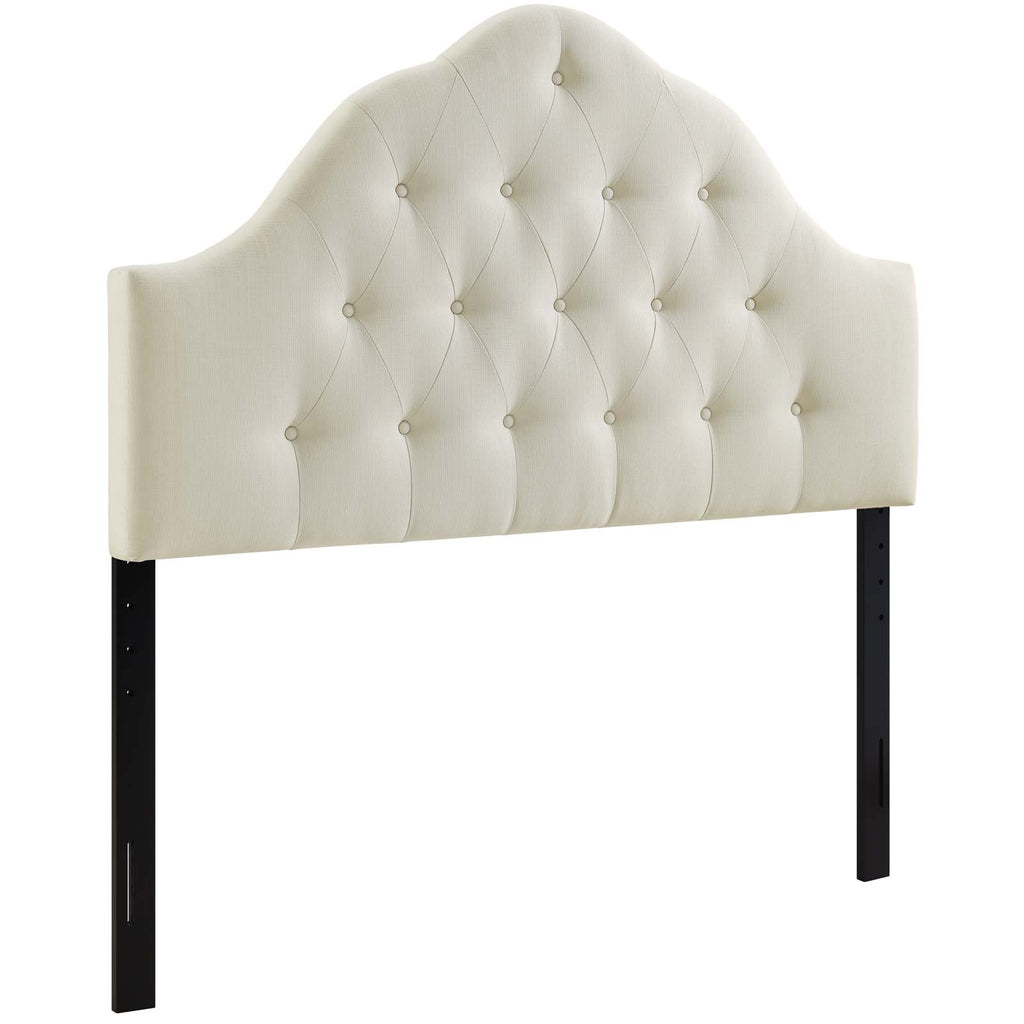 Sovereign Full Upholstered Fabric Headboard in Ivory