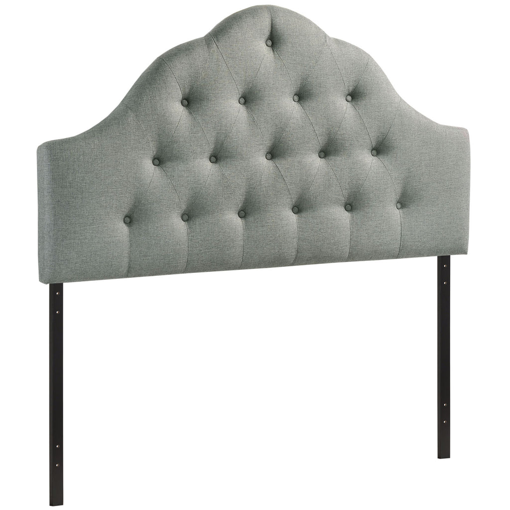 Sovereign King Upholstered Fabric Headboard in Gray