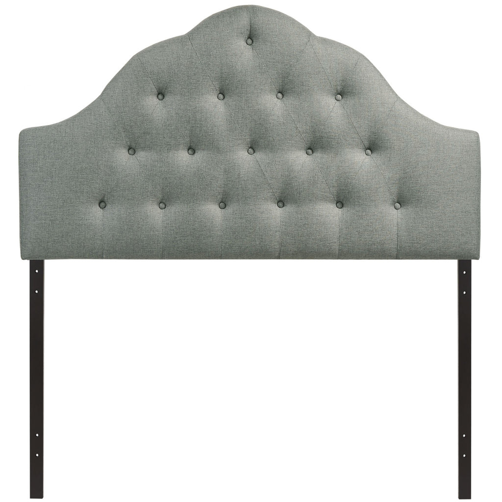 Sovereign King Upholstered Fabric Headboard in Gray