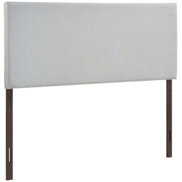 Region Queen Upholstered Headboard in Sky Gray