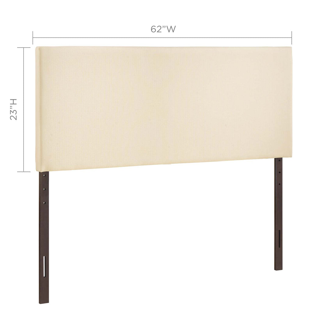 Region Queen Upholstered Headboard in Ivory