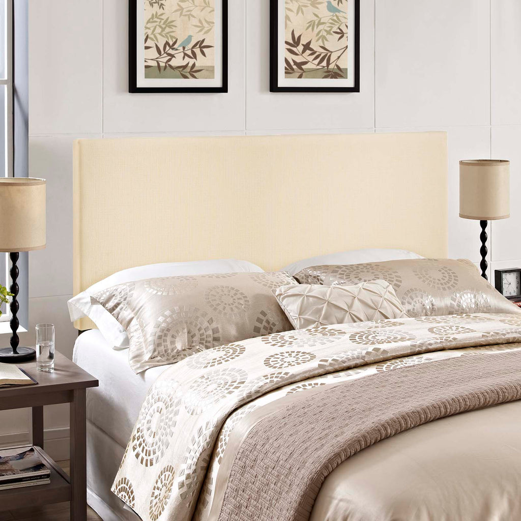 Region Queen Upholstered Headboard in Ivory