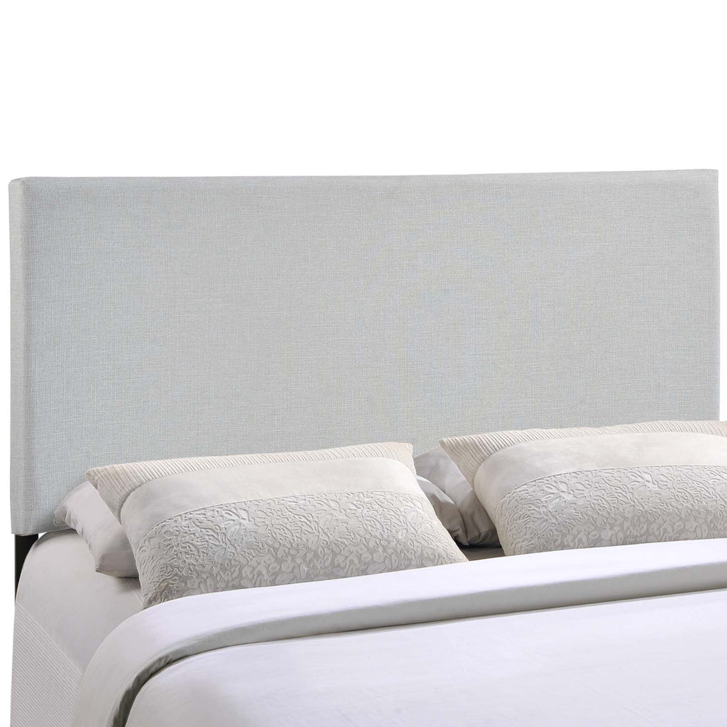 Region King Upholstered Fabric Headboard in Sky Gray