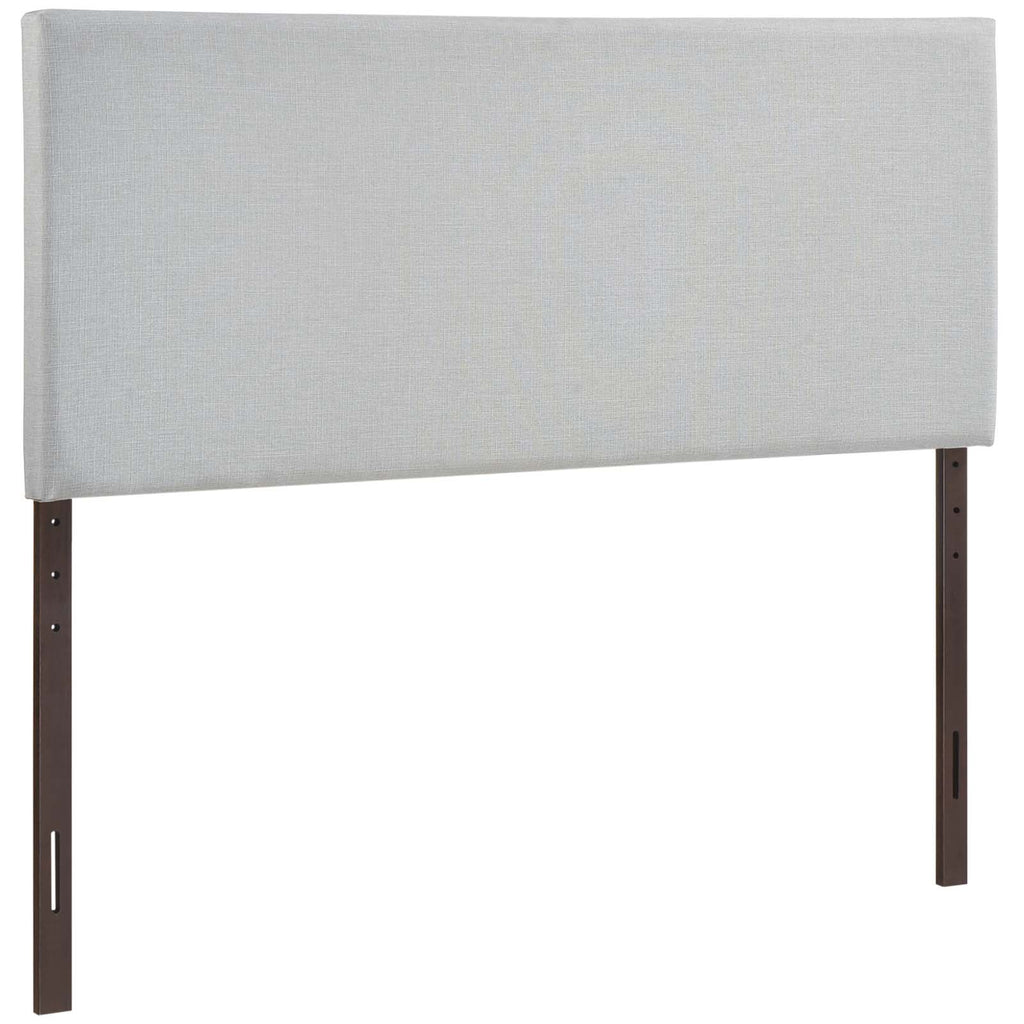 Region King Upholstered Fabric Headboard in Sky Gray