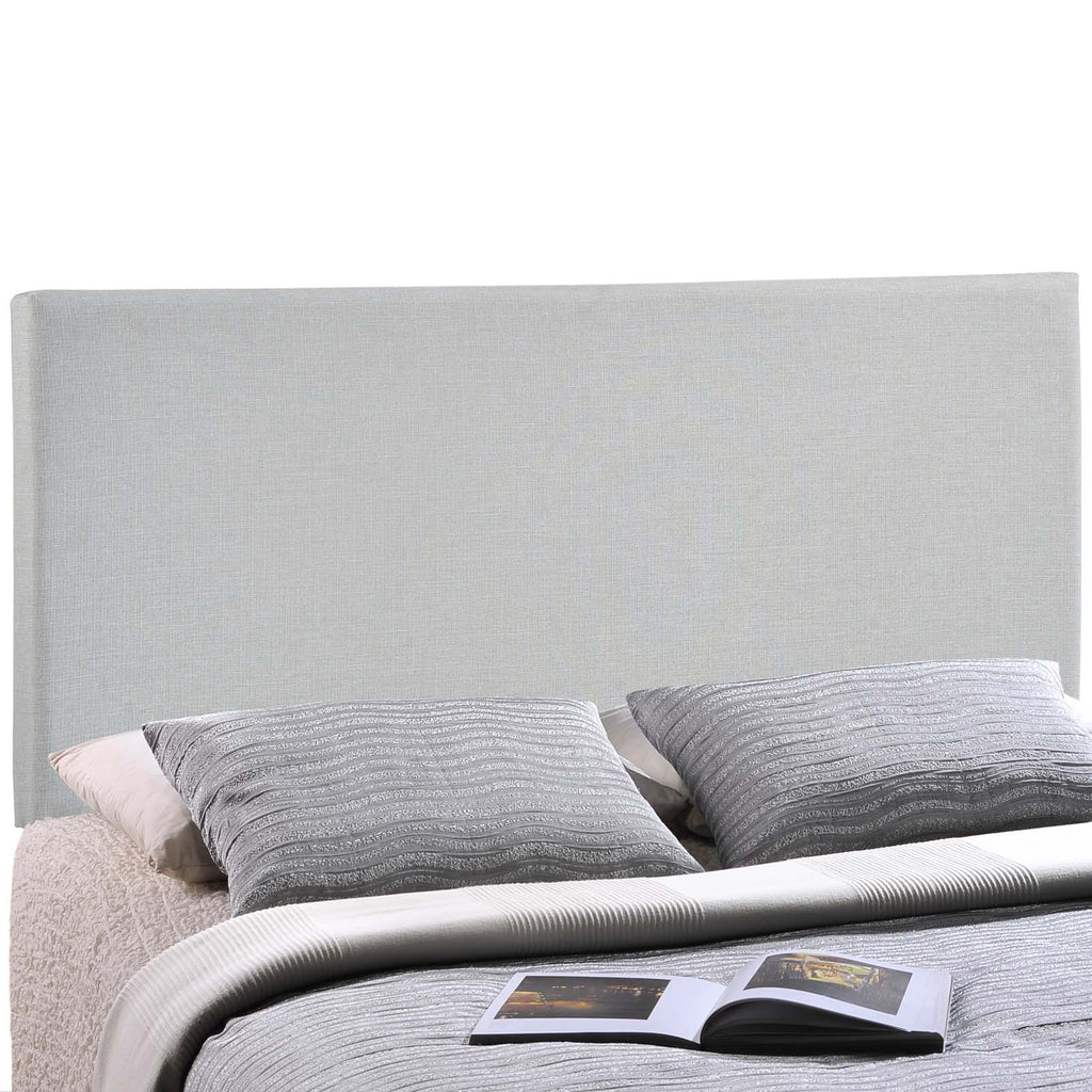 Region King Upholstered Fabric Headboard in Sky Gray