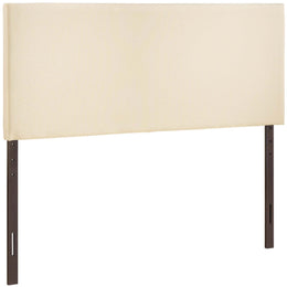 Region King Upholstered Fabric Headboard in Ivory