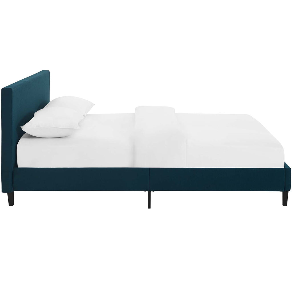 Anya Full Fabric Bed in Azure