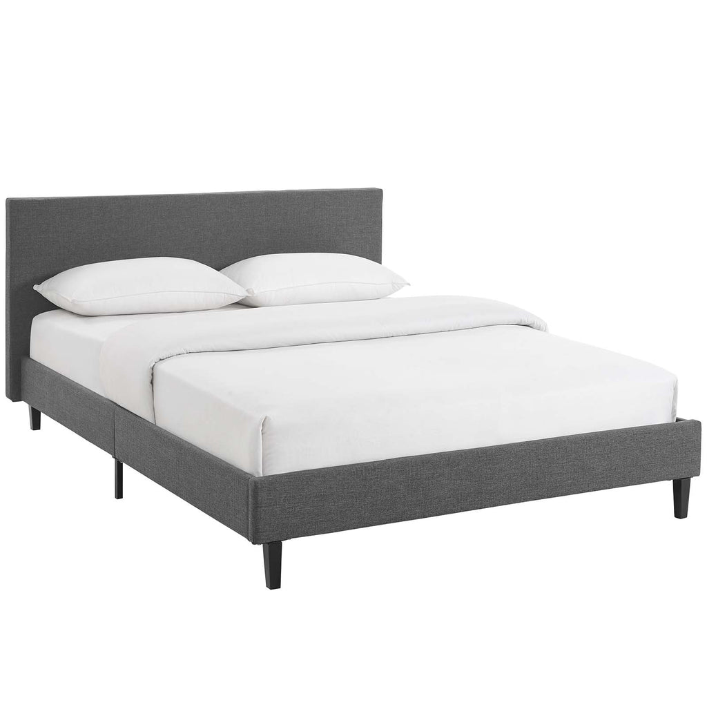 Anya Queen Bed in Gray