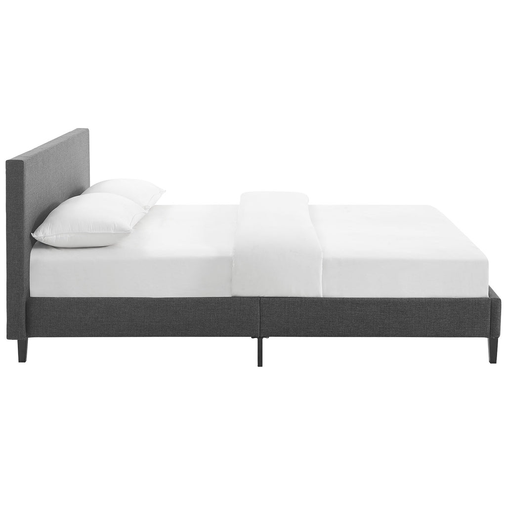 Anya Queen Bed in Gray