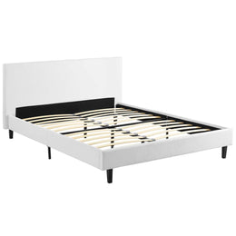 Anya Queen Bed in White