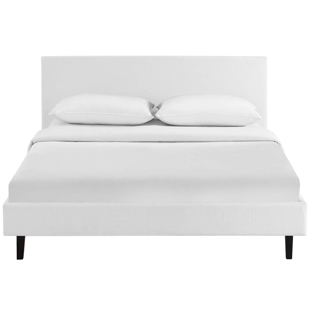 Anya Queen Bed in White