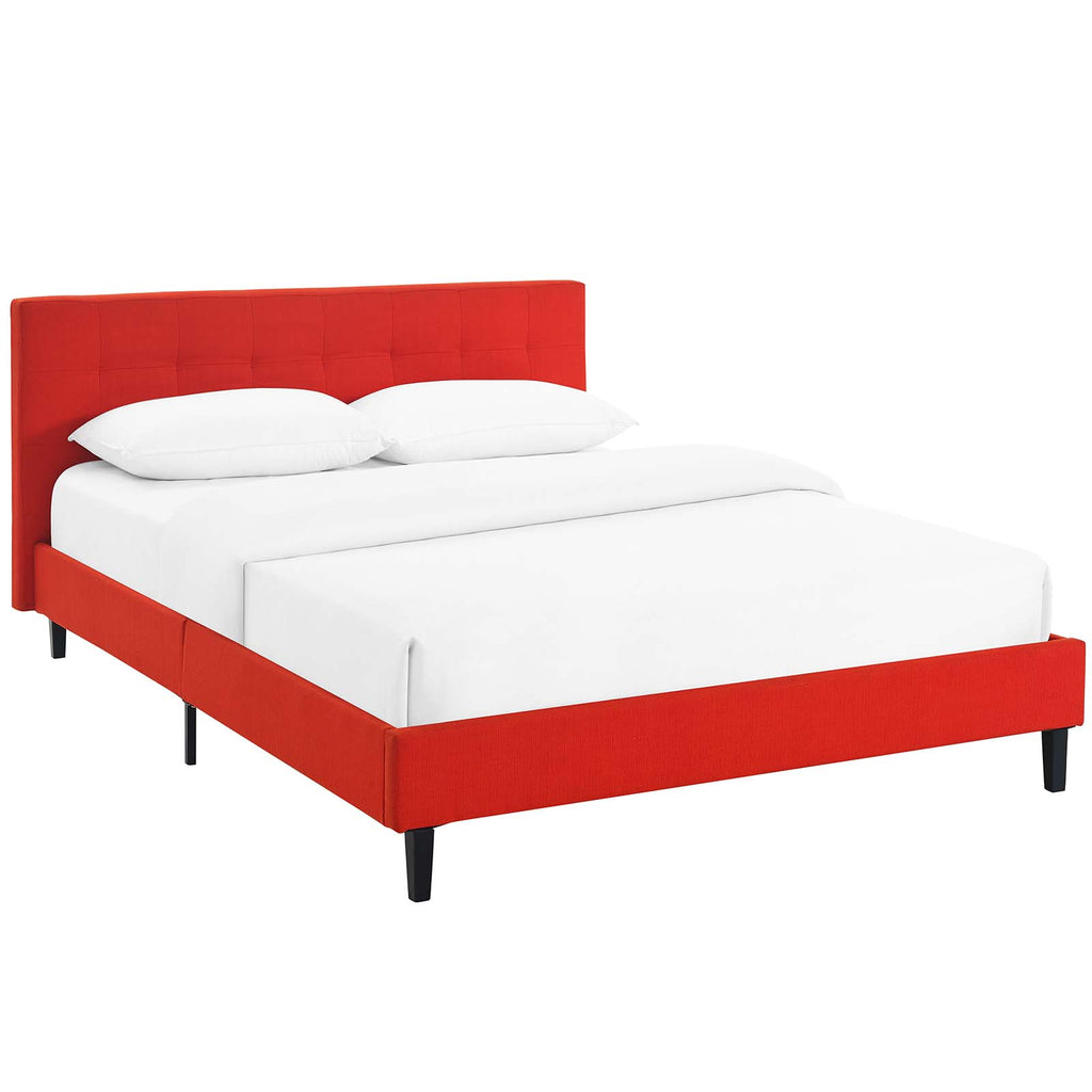 Linnea Full Bed in Atomic Red