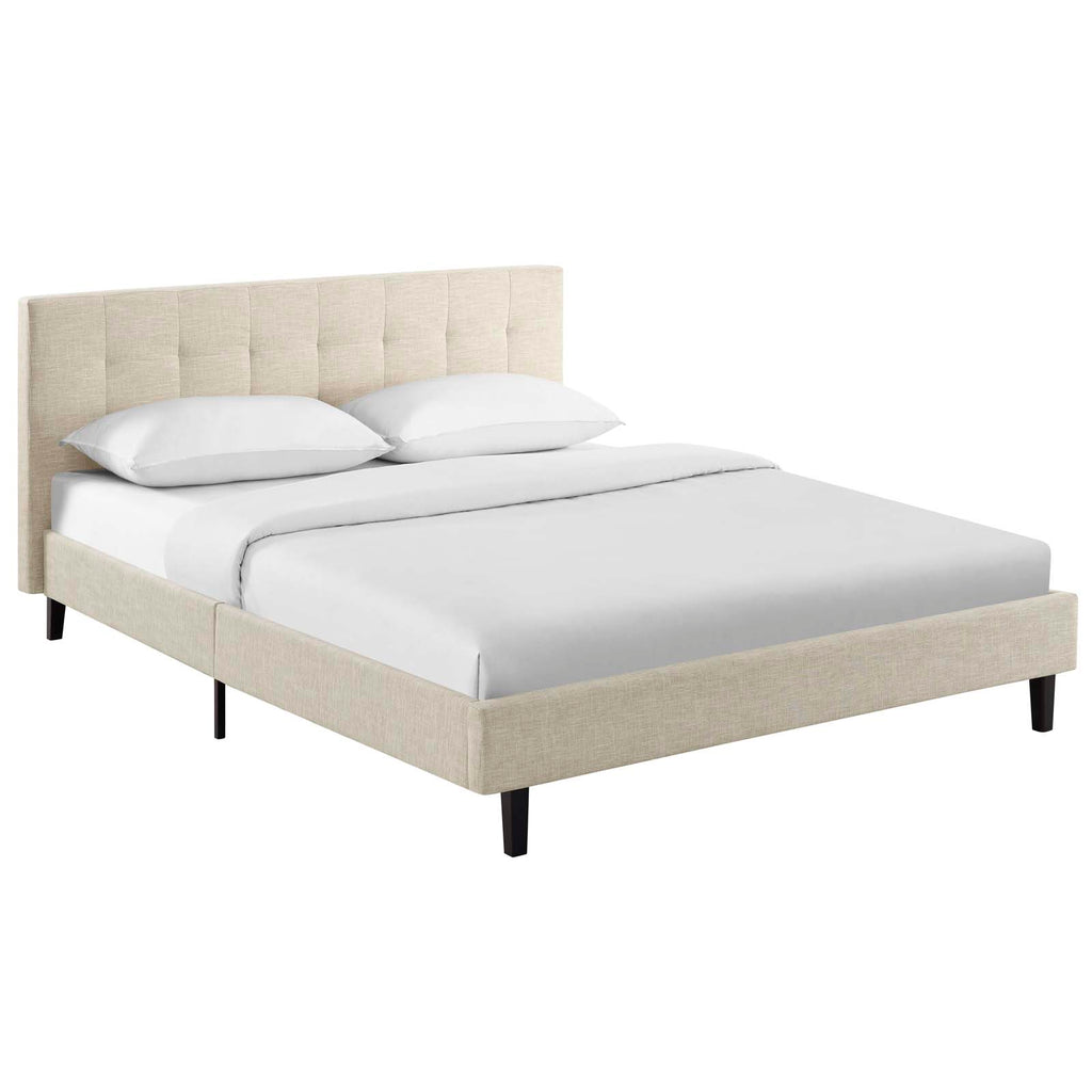 Linnea Full Bed in Beige