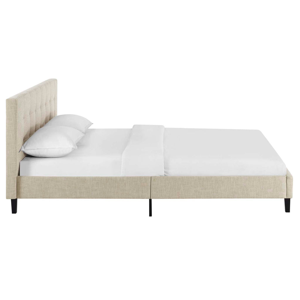 Linnea Full Bed in Beige