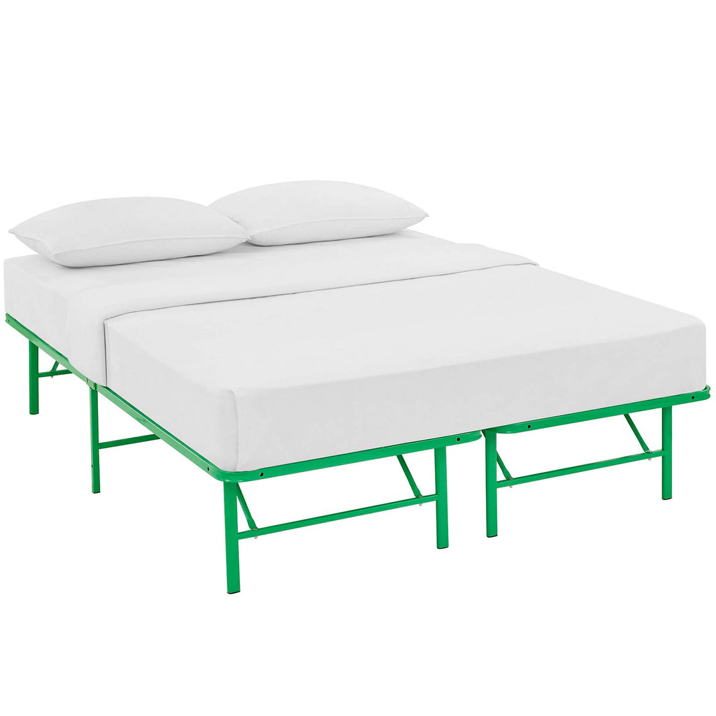 Horizon Full Stainless Steel Bed Frame in Green