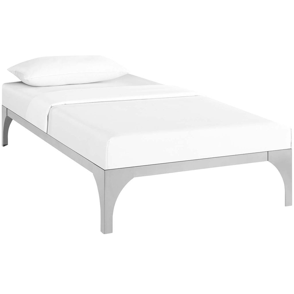 Ollie Twin Bed Frame in Silver