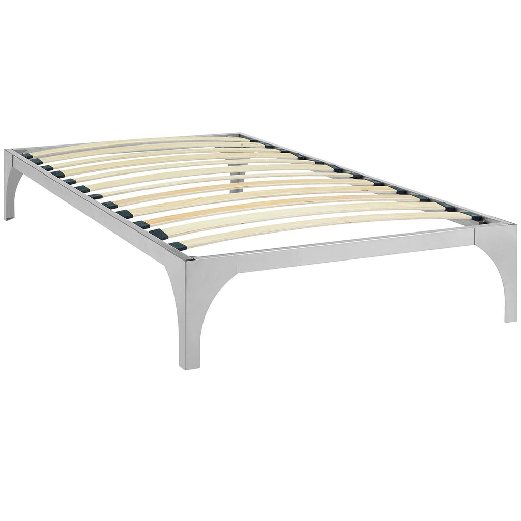 Ollie Twin Bed Frame in Silver