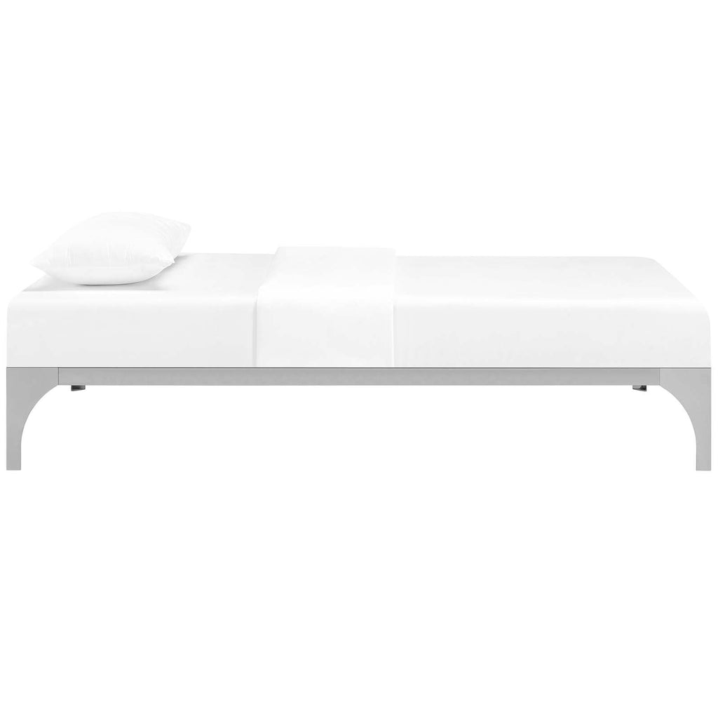 Ollie Twin Bed Frame in Silver