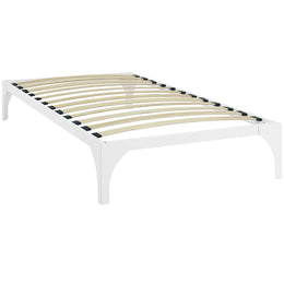 Ollie Twin Bed Frame in White