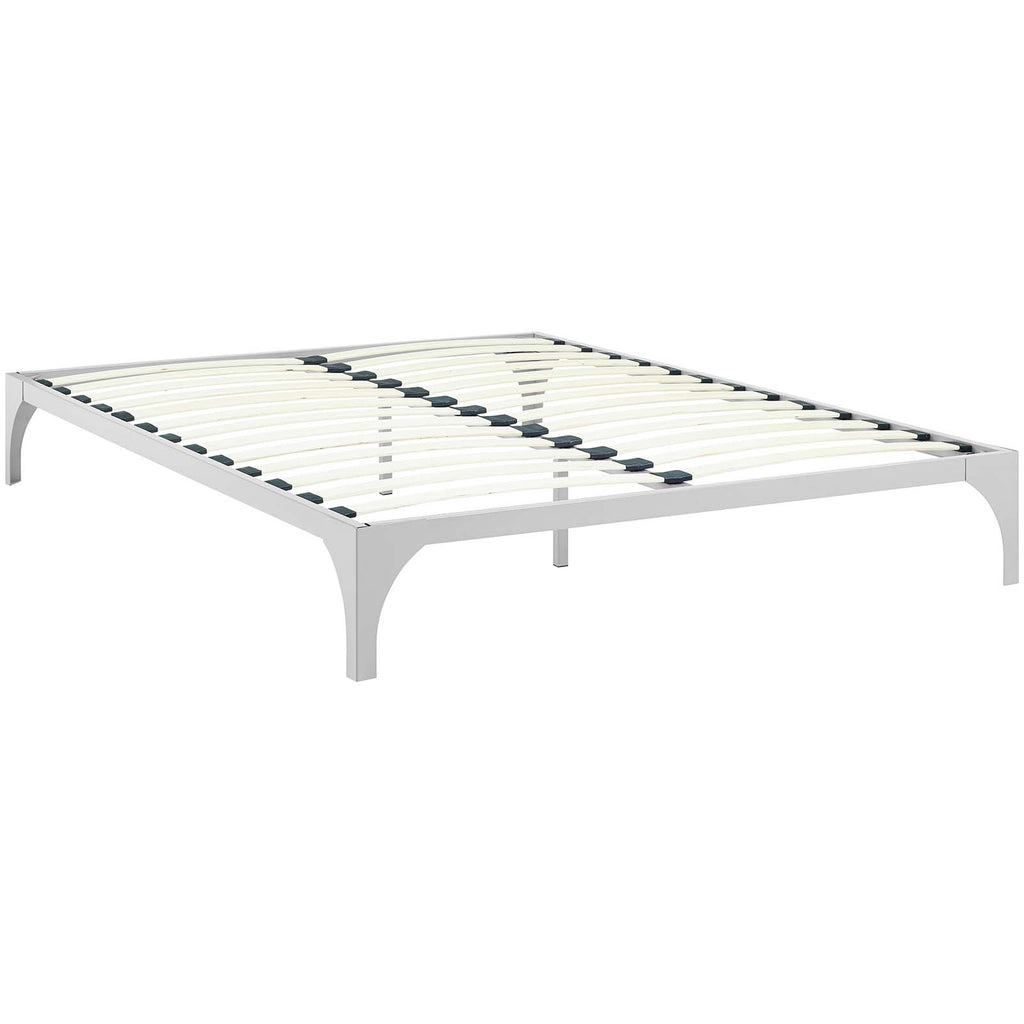 Ollie Queen Bed Frame in Silver