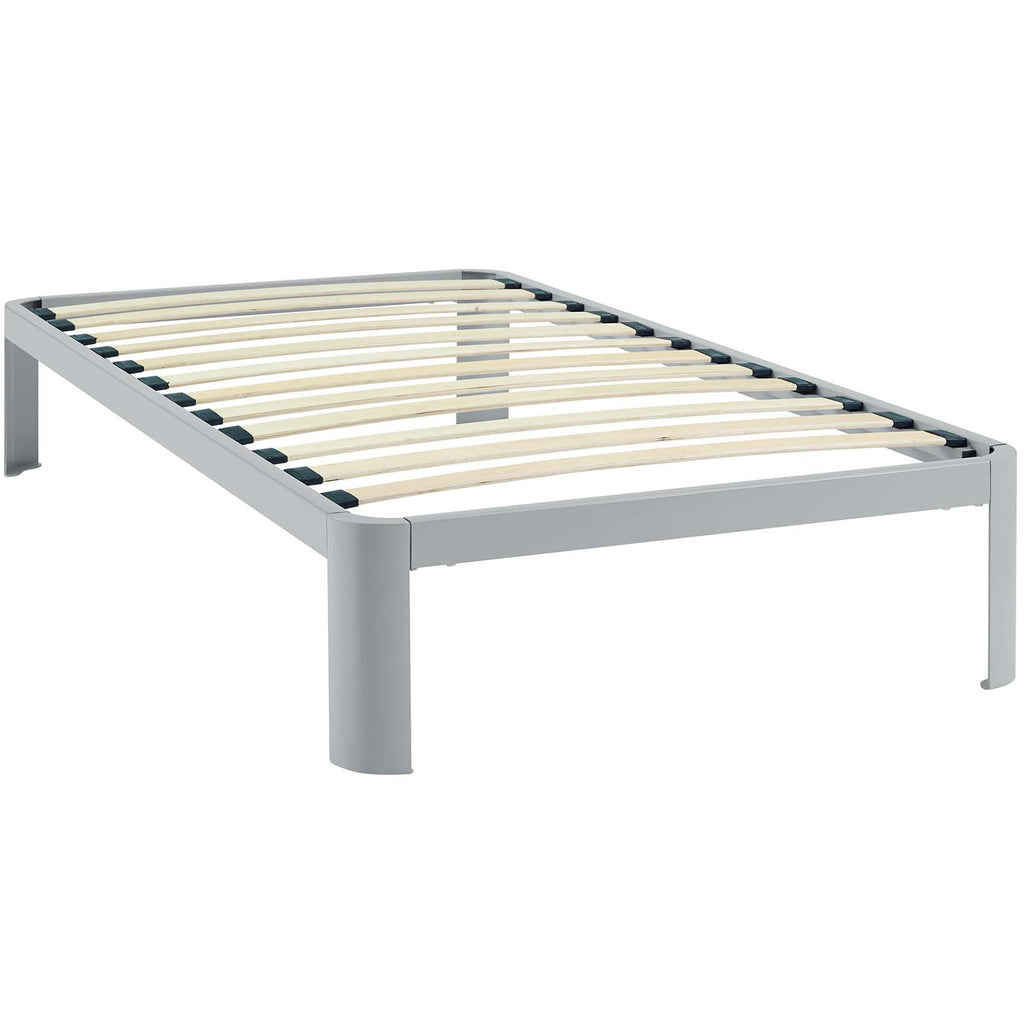 Corinne Twin Bed Frame in Gray